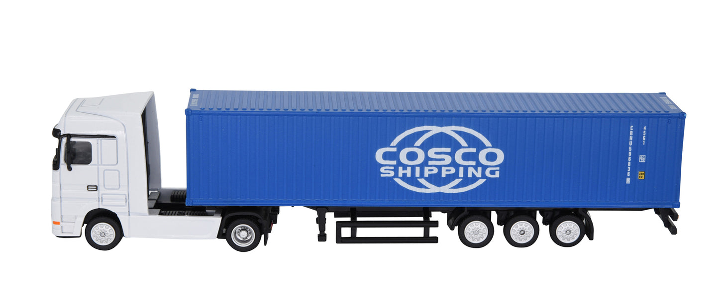 1:87 40GP Metal Shipping Container Truck Model Toy Home Office Decor Gift