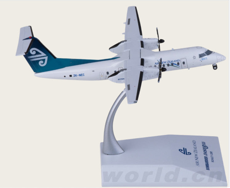 1:200 JC Wings Air New Zealand Plane Bombardier Q300 Diecast Aircraft Model