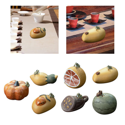 Purple Clay Tea Pet Creative Small Handmade Tea Pet Teahouse Ornaments Tea Pet