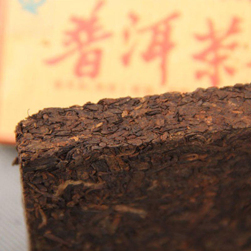 100g Yunnan Puer Shu Tea Brick Made by Puerh Materials Ripe Tea