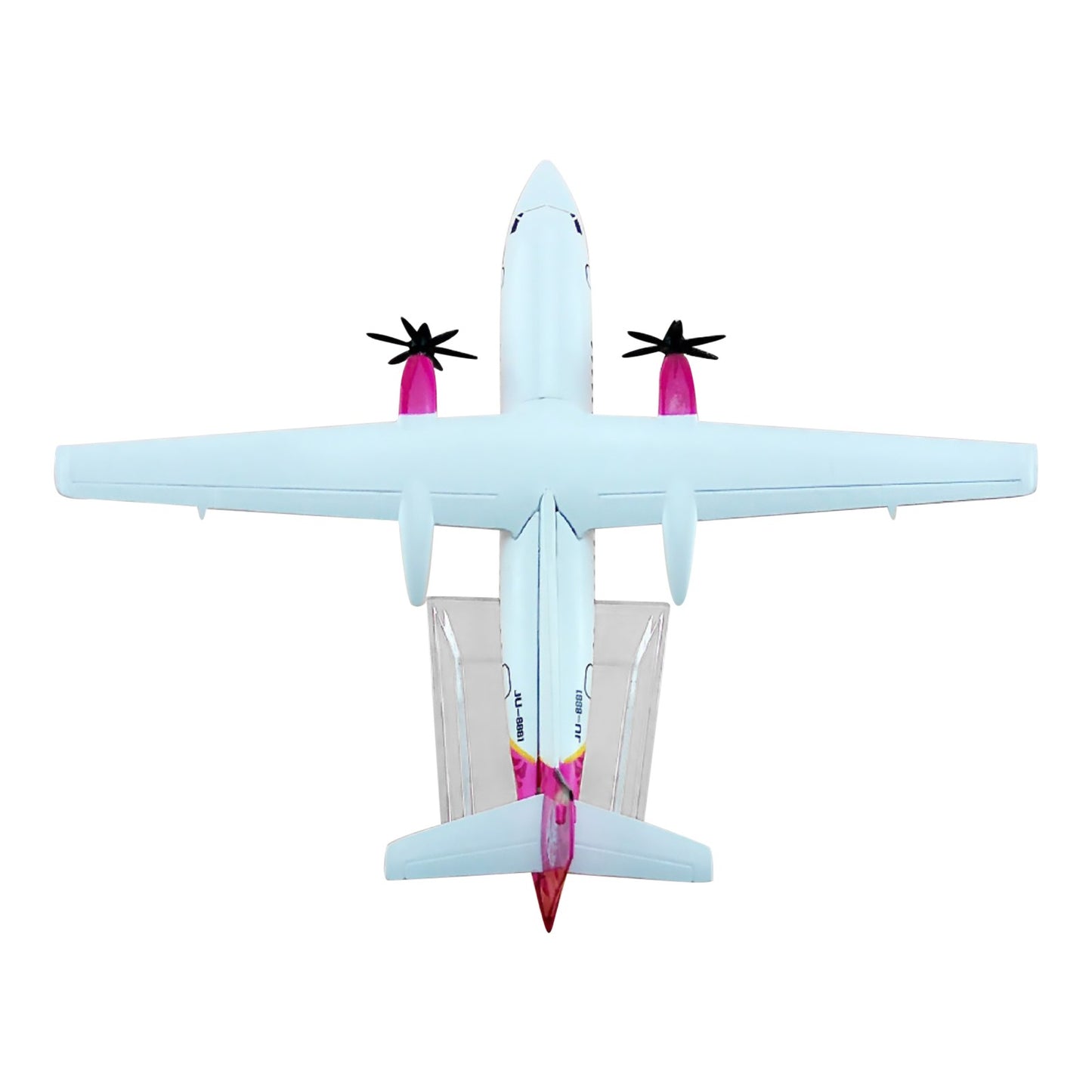 1/400 16cm Aircraft Mongolia Hunnu Fokker F50 FK-50 Alloy Plane Model Collection