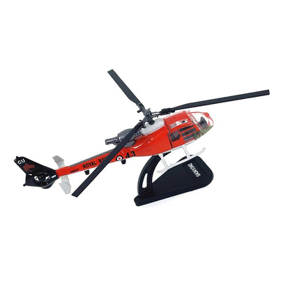 1/100 Scale For Aerospatiale SA341/342 Gazelle Helicopter Finished Model Gift