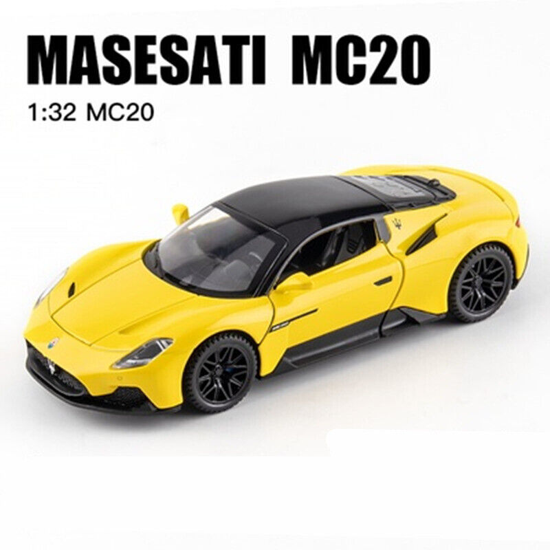 1:32 Maserati MC20 Cabrio Dicast Model Toy Car Vehicle Collection Gift Kid Sound