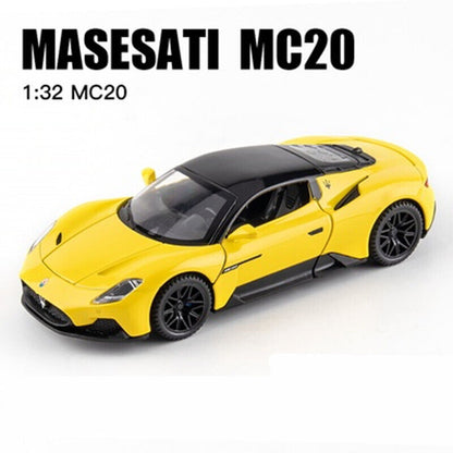 1:32 Maserati MC20 Cabrio Dicast Model Toy Car Vehicle Collection Gift Kid Sound