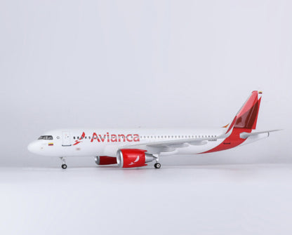 1:130 43CM Avianca BOEING 787 Passenger Plane Landing Gear Resin Aircraft Model