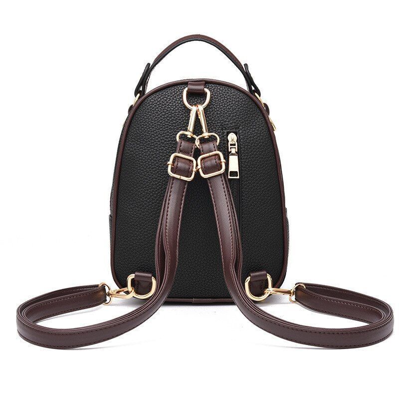 Backpack Soft Leather Traveling Small Backpacks Fashion Shoulder Bags Softback