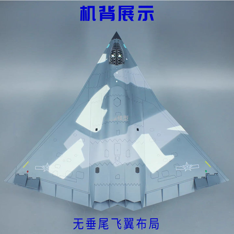 1:72 33CM CHINA J-36 The Sixth-generation Fighter Plane Diecast Aircraft Model