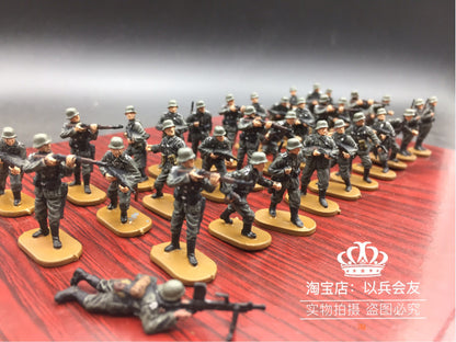 1/72 37Pcs World War II German Infantry Soldier Model