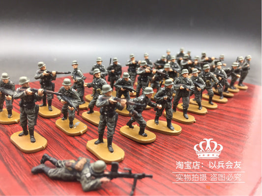1/72 37Pcs World War II German Infantry Soldier Model