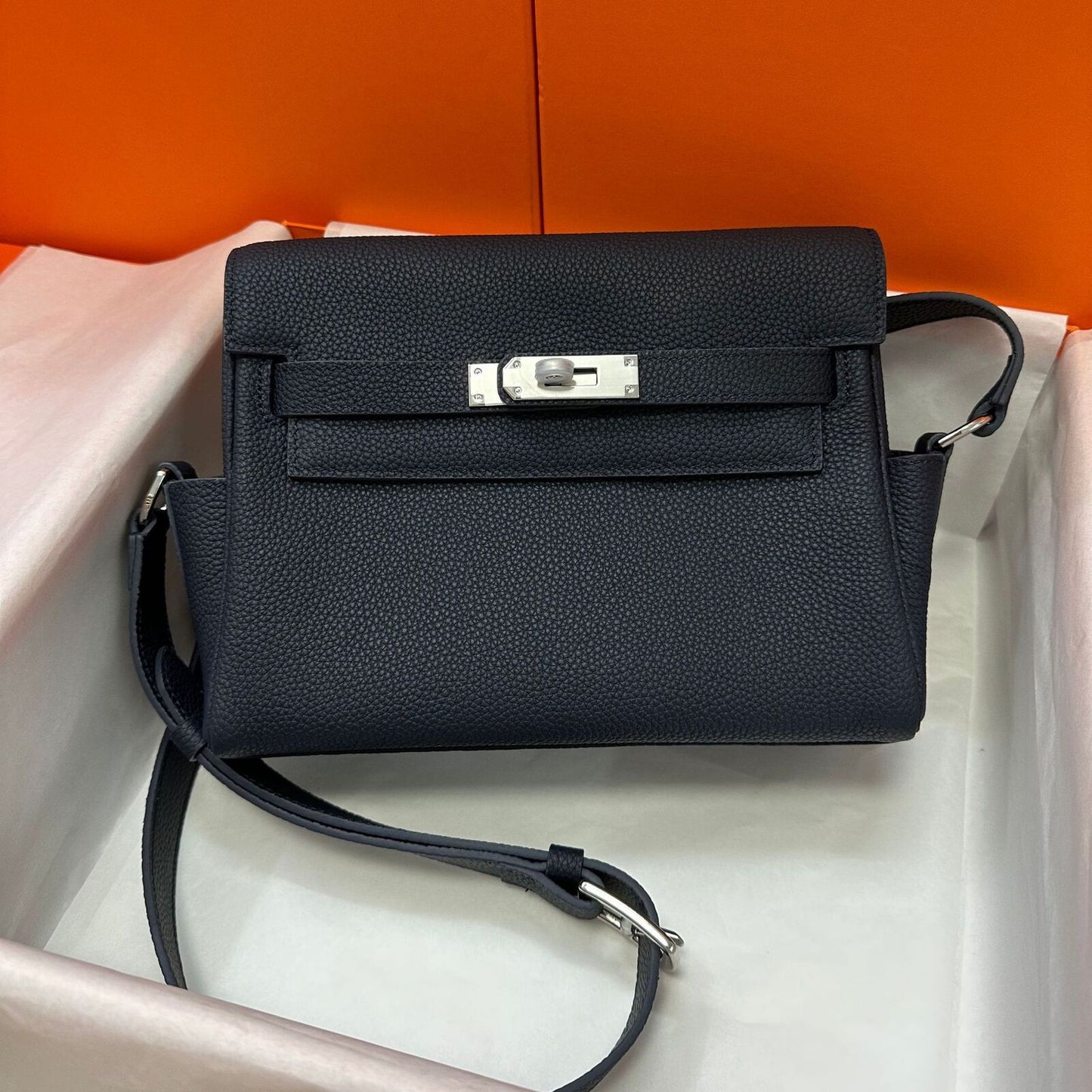 Genuine Cowhide Leather Shoulder Bag Flap Clutch Purse Crossbody Satchel Fashion