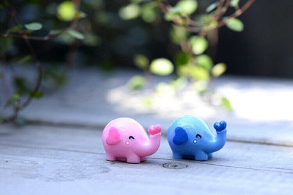 3pcs Couple Elephant Bottle Decoration Supplies Garden Deco Creative Handicrafts