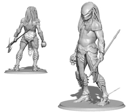 1/24 resin figure model Fantasy Iron Blood Warrior 3D Printing Unassembled