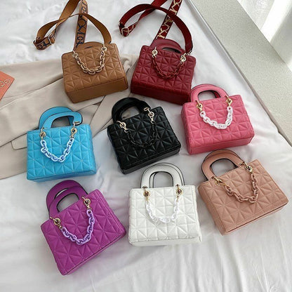 Women's Shoulder Bag Fashion Chain Handbag High Quality Leather Crossbody Purse