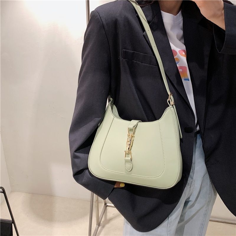 Purse Handbag Leather Shoulder Crossbody Bags Women Fashion Underarm Accessories