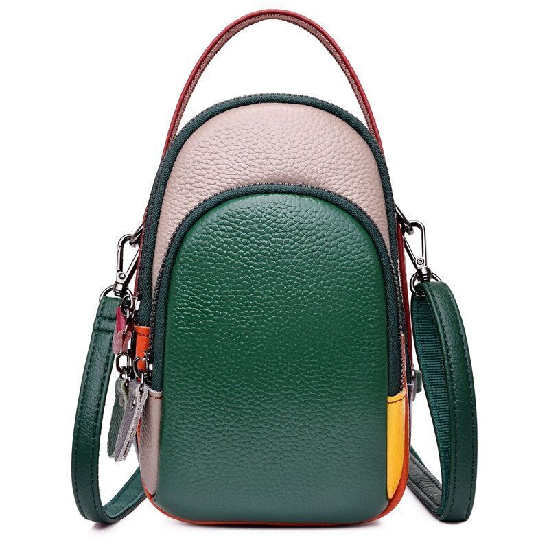 Handbag Genuine Leather Shoulder Bag Luxury Messenger Bag Phone Wallet Crossbody