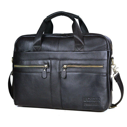 Men Genuine Leather Handbags Leather Travel Bags Men's Crossbody Shoulder Bag