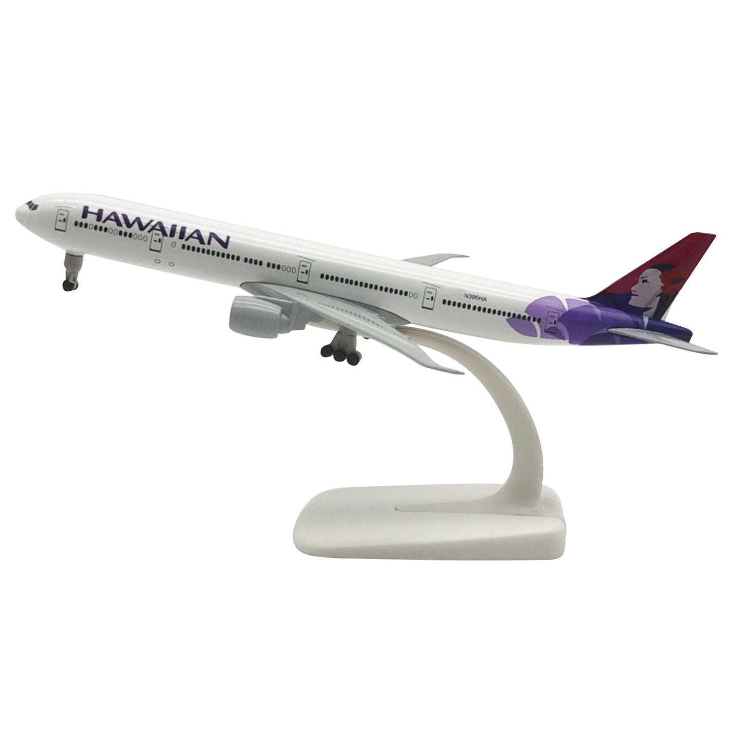 1:300 20cm Hawaii B777 Plane Model Alloy Diecast Airplane Aircraft Ornaments