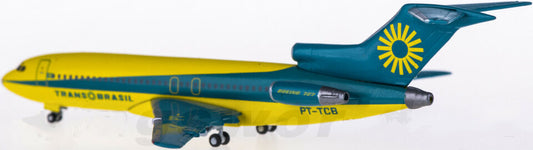 1:500 Herpa TRANS BRASIL BOEING 727-100 Passenger Aircraft Diecast Plane Model