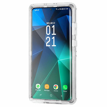 Luxury Clear Case Kickstand Clip Stand Holster Cover For Galaxy S21/ Ultra/ Plus