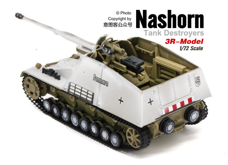1/72 German Rhinoceros Tank Model NASHORN Sd.Kfz.164 White Green
