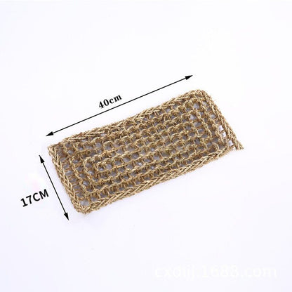 Reptile Hammock Seaweed Mat Small Hermit Bed Crabs Lounger Terrarium Decoration