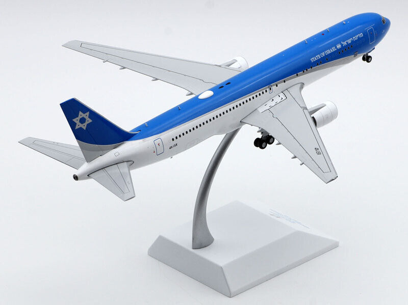 1:200 28CM JC Wings STATE OF ISRAEL B767-300ER Passenger Airplane Diecast Model