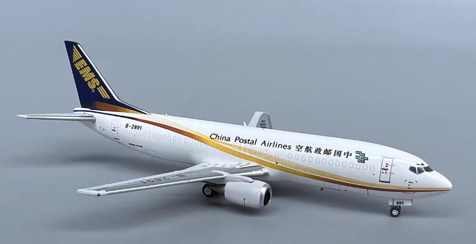1:400 Panda China Post Airlines EMS BOEING 737-400 Plane Diecast Aircraft Model