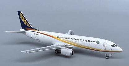 1:400 Panda China Post Airlines EMS BOEING 737-400 Plane Diecast Aircraft Model