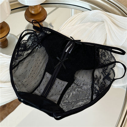 6Pack Lot Womens Sheer Satin Panties Brief Lingerie Cheeky French Underwear
