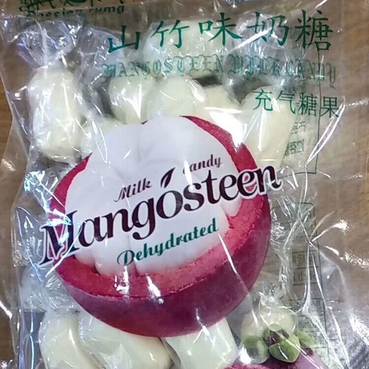 120g*2bag Milk Mangosteen Candy Fruit Soft Toffee Chewy Sweet Sweetmeats Snack