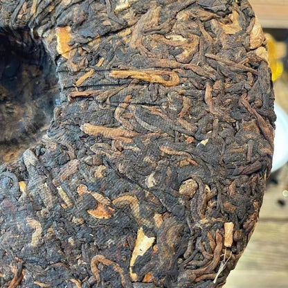 357g Yunnan Tea Pu'er Tea Ripe Tea Tangerine Peel Pu'er Ganpu Tea Qizi Cake Tea