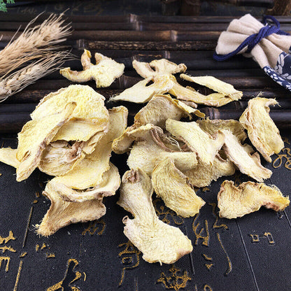 Natural Gan Jiang Pian Canned Dried Ginger Slices Health Care Green Food 250g