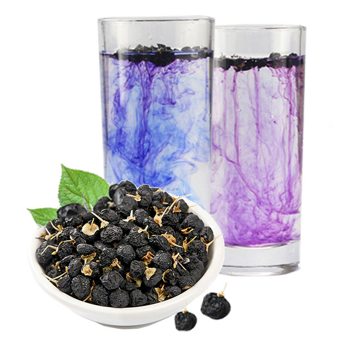 Lycii Wild Black Goji Berry Green Food Herbs China Herbal Tea Wolfberry Dried