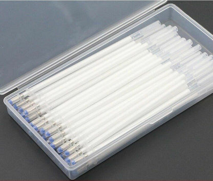 40Pcs/Set Heat Erasable Pens High Temperature Disappearing Fabric Marker Refills