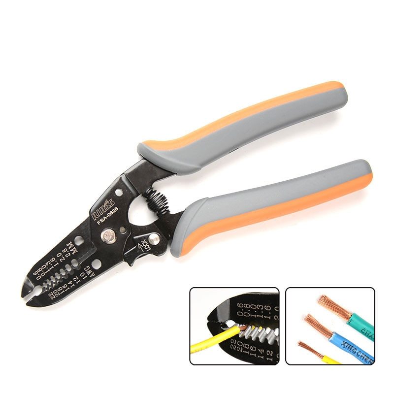 IWISS Wire Stripper Cutter FSA-0626 Multi-function Solar Cable Stripper Plier