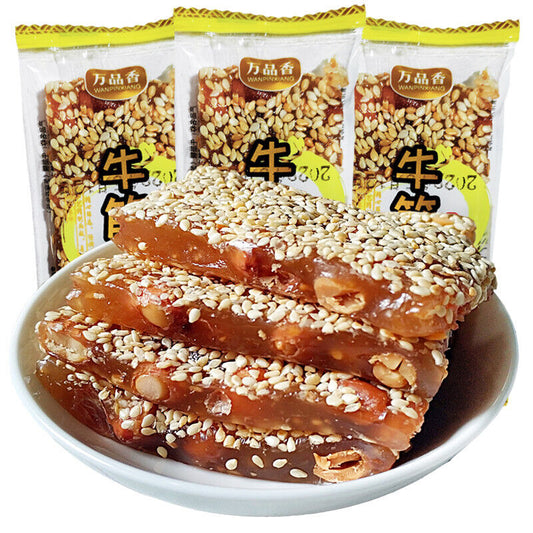 老式花生牛皮糖牛筋糖休闲零食 Old-fashioned Peanut, Beef And Gluten Casual Snacks