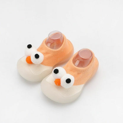 Sock Shoes Baby Boys Girls Autumn Non-slip Floor Kids Soft Rubber Toddler Knit