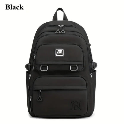 Students Backpack Nylon Double Shoulder Bag Fashion Travel College Bag
