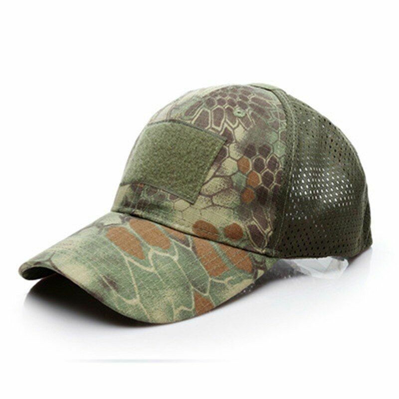 Airsoft Cap Breathable Sun Visor Trucker Hat Mesh Hunting Hiking Spring Tactical