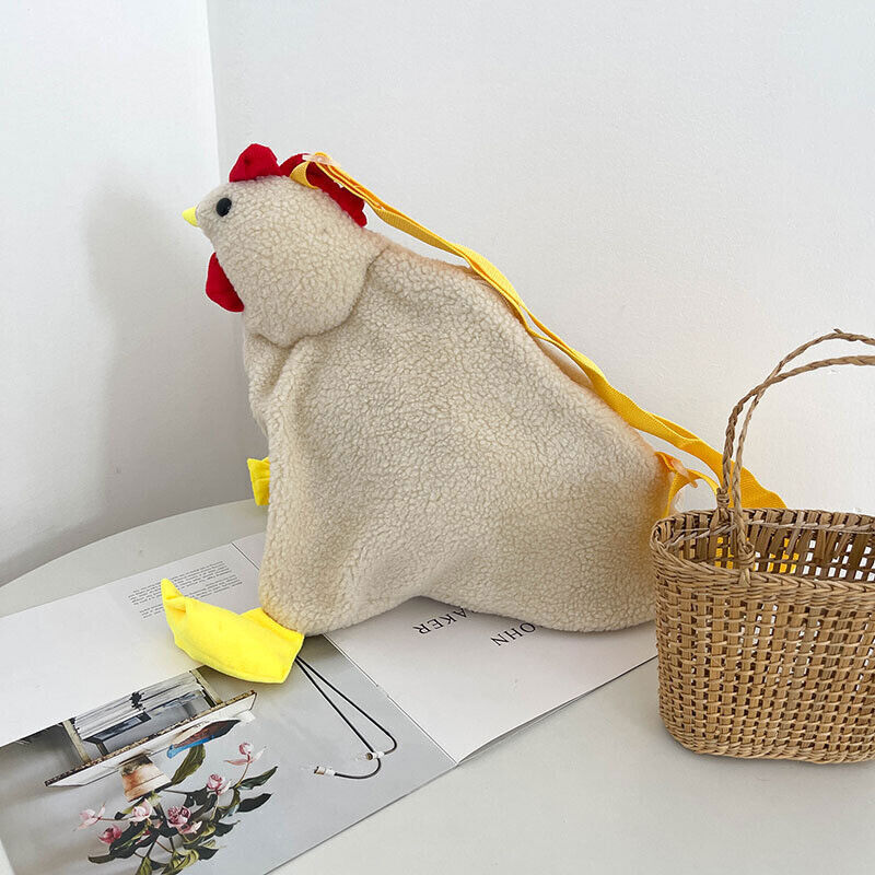 NEW Fashion Women Crossbody Bag Cartoon Chicken Pattern Casual Shoulder Bags US
