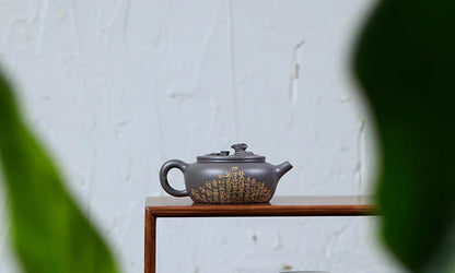 160cc chinese Yixing Handmade Zisha teapot Gray Duan clay DaBin Gongfu Tea Pot