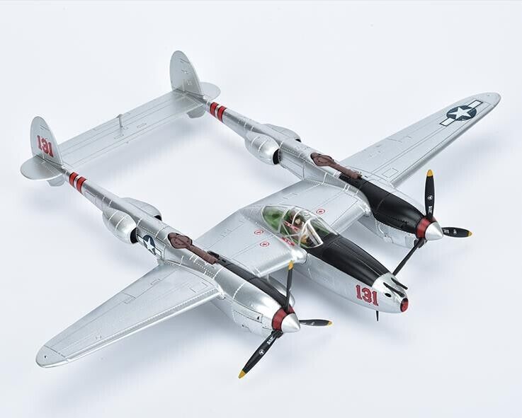 1:48 AF1 Lockheed Martin P-38J LIGHTNING USAF WWII Fighter Diecast Plane Model