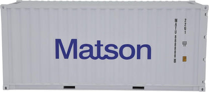 1:20 Matson 20GP Shipping Container Model Abs Resin & Wood Toy Decoration Gift