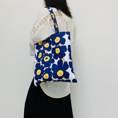 Fashion Colorful Elegant Canvas Unikko Poppy Tote Bag,Shopping Bag For Her