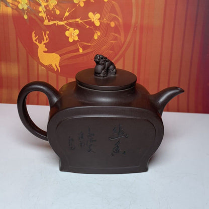 Chinese Yixing Purple Clay Teapot Zisha Ceramic Exquisite Teaware Collector Rare