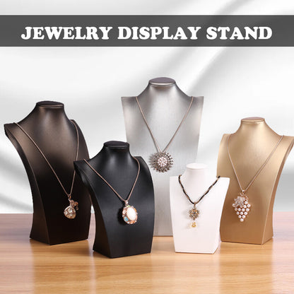 Showcase Necklace Holder Pendant Chain Jewelry Neck Bust Elegant Display Stand