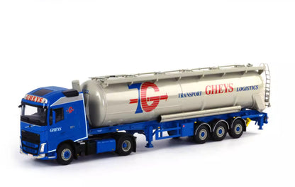 1:50 WSI Gheys FH4 GL 4x2 Container Tank Truck BULKTRAILER TIPPER Diecast Model