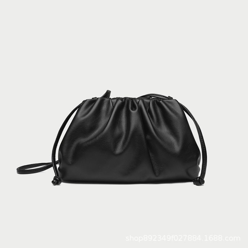 High Quality Synthetic Leather Cloud Bag Shoulder Purse Crossbody Satchel Clutch