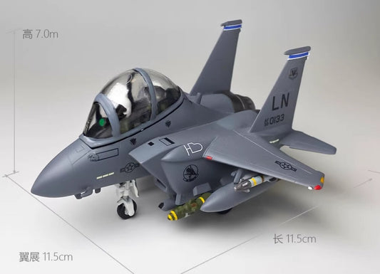 Cute Version USN F-15E Fighter Jet 3D Printed static Models