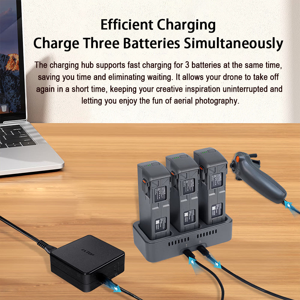 LKTOP 100W Avata 2 Two-Way Charging Hub